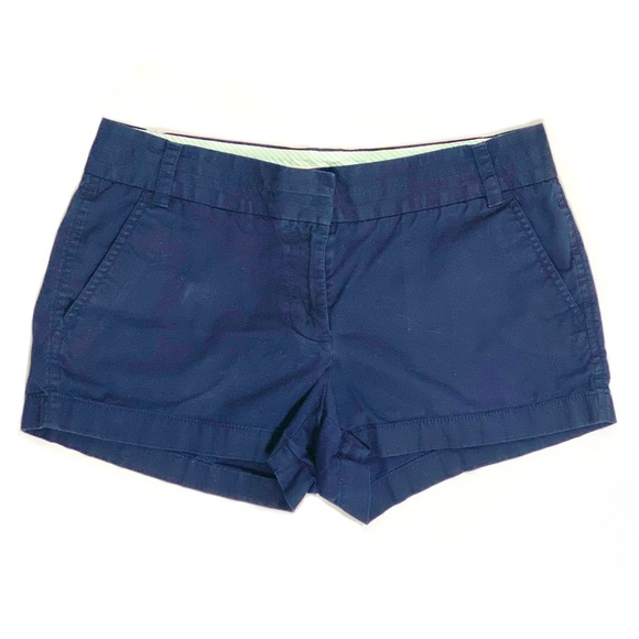 💥4/$25💥J. Crew Broken-in Low-Rise Navy Shorts 4 - Picture 2 of 8